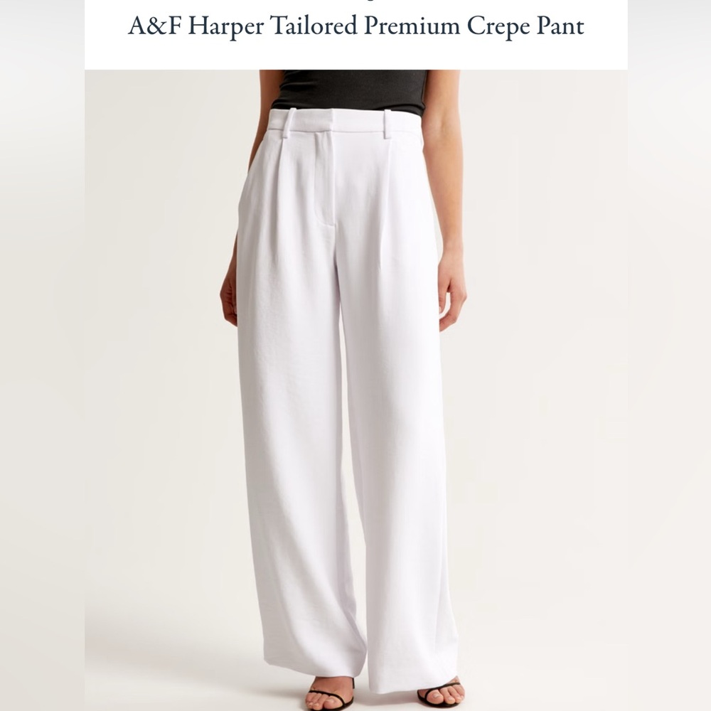 Abercrombie + Fitch Tailored Crepe Pants, size 25/0